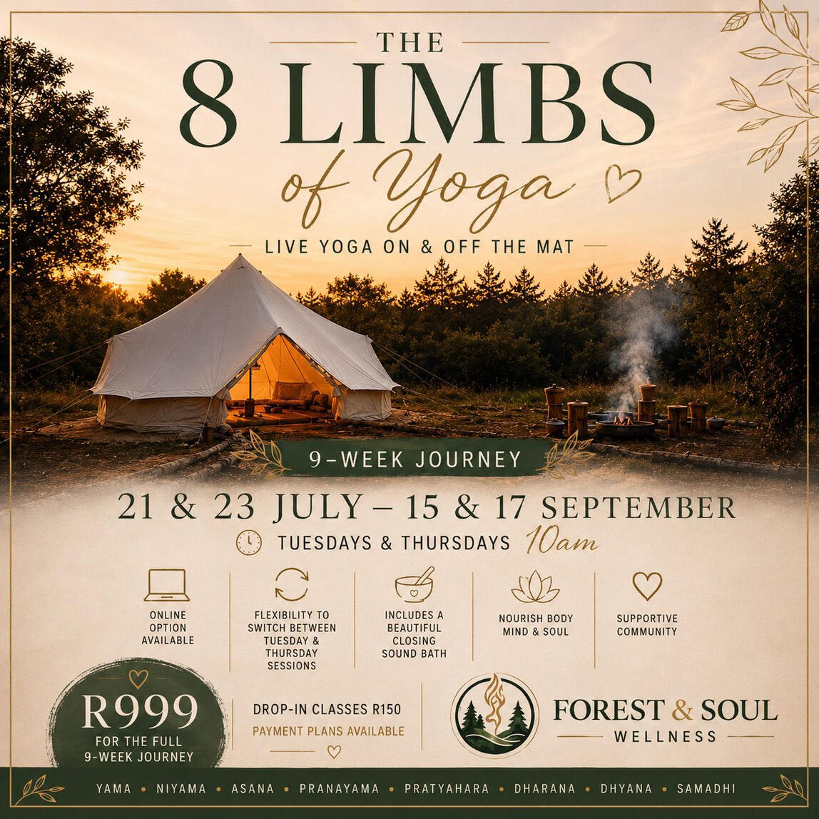 8 limbs of Yoga Workshop 8 limbs of Yoga Workshop